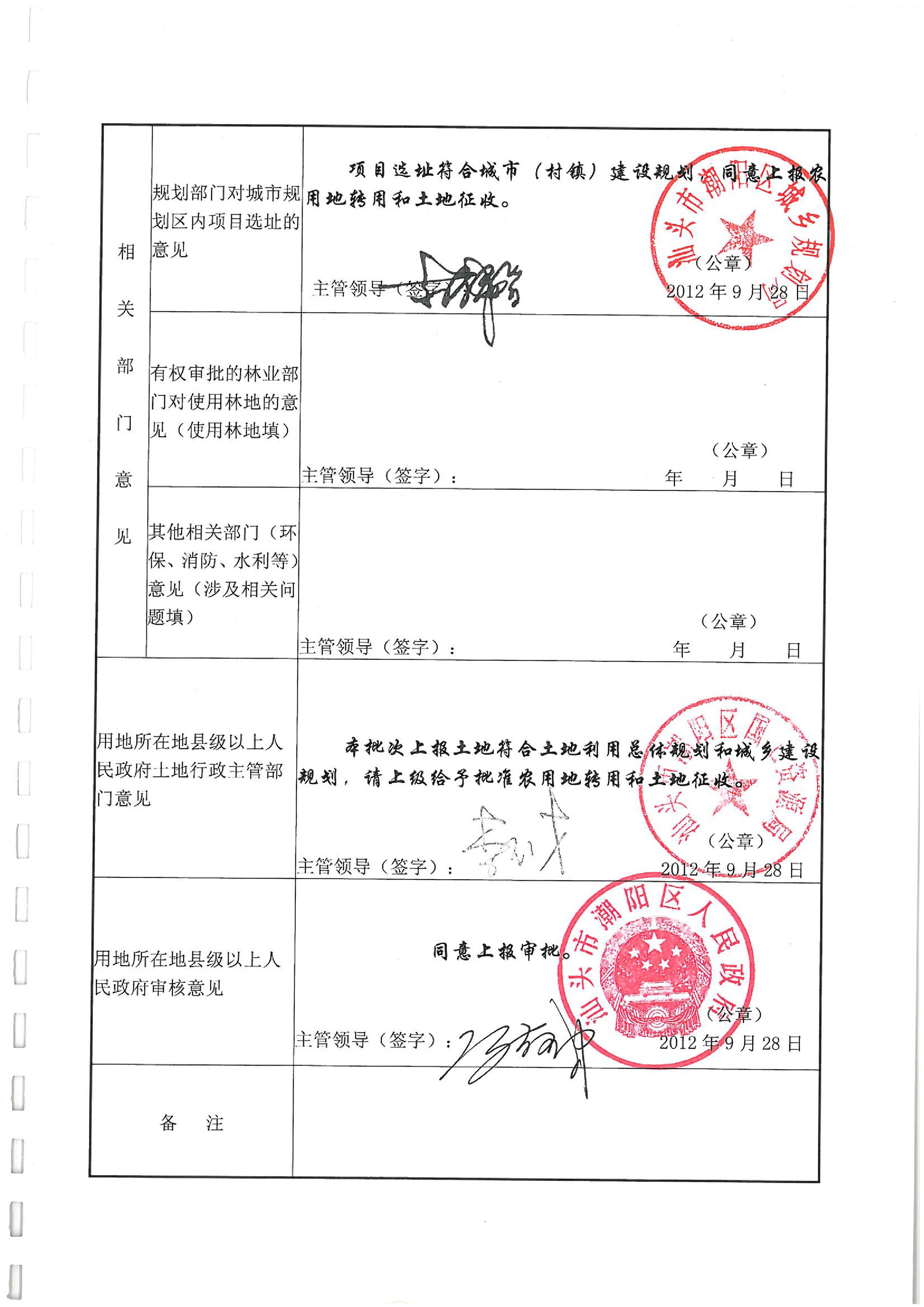 2012年度第一批次“一書四方案”